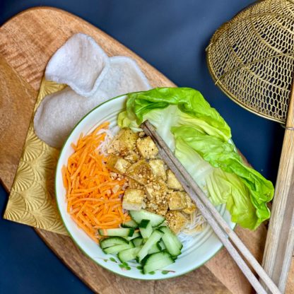 Bun Dau - Reisnudeln mit Tofu